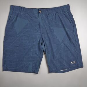 Oakley Blue Performance Golf Shorts Mens Size 38